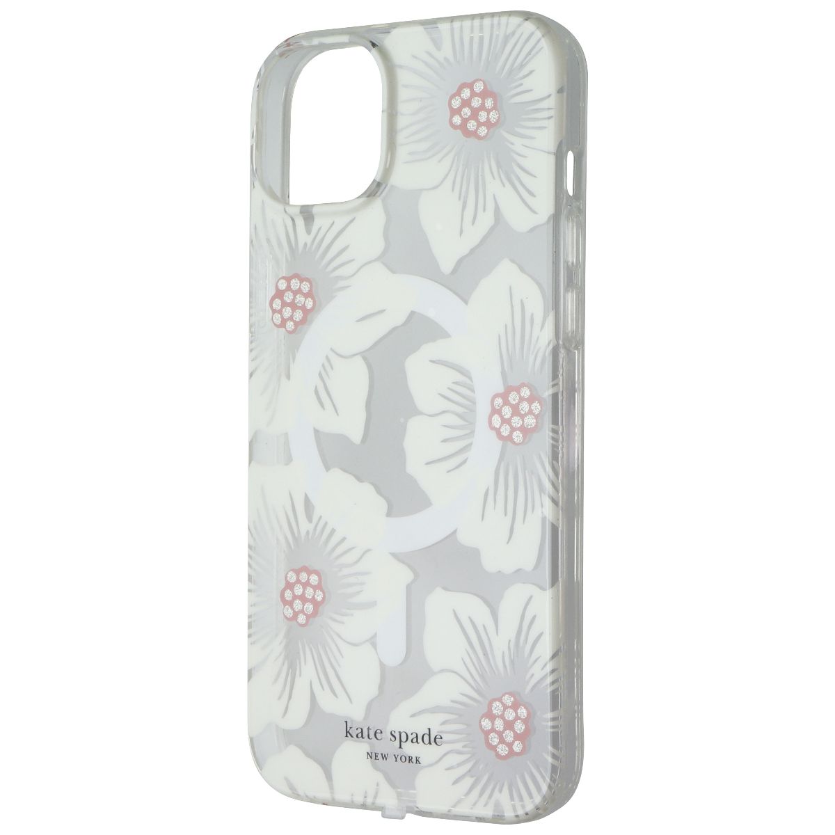 Kate Spade Case for MagSafe for Apple iPhone 15 Plus - Hollyhock Flowers Cell Phone - Cases, Covers & Skins Kate Spade - Simple Cell Bulk Wholesale Pricing - USA Seller