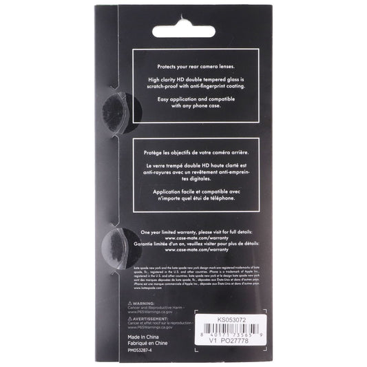 Kate Spade Camera Lens Protector for Apple iPhone 15 Pro/15 Pro Max - Stone Gold Cell Phone - Screen Protectors Kate Spade - Simple Cell Bulk Wholesale Pricing - USA Seller