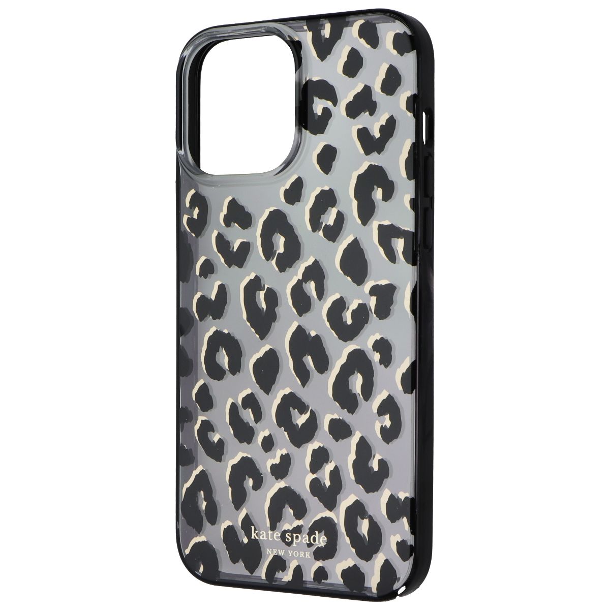 Kate Spade Protective Hardshell Case for iPhone 13 Pro Max - City Leopard Black Cell Phone - Cases, Covers & Skins Kate Spade - Simple Cell Bulk Wholesale Pricing - USA Seller