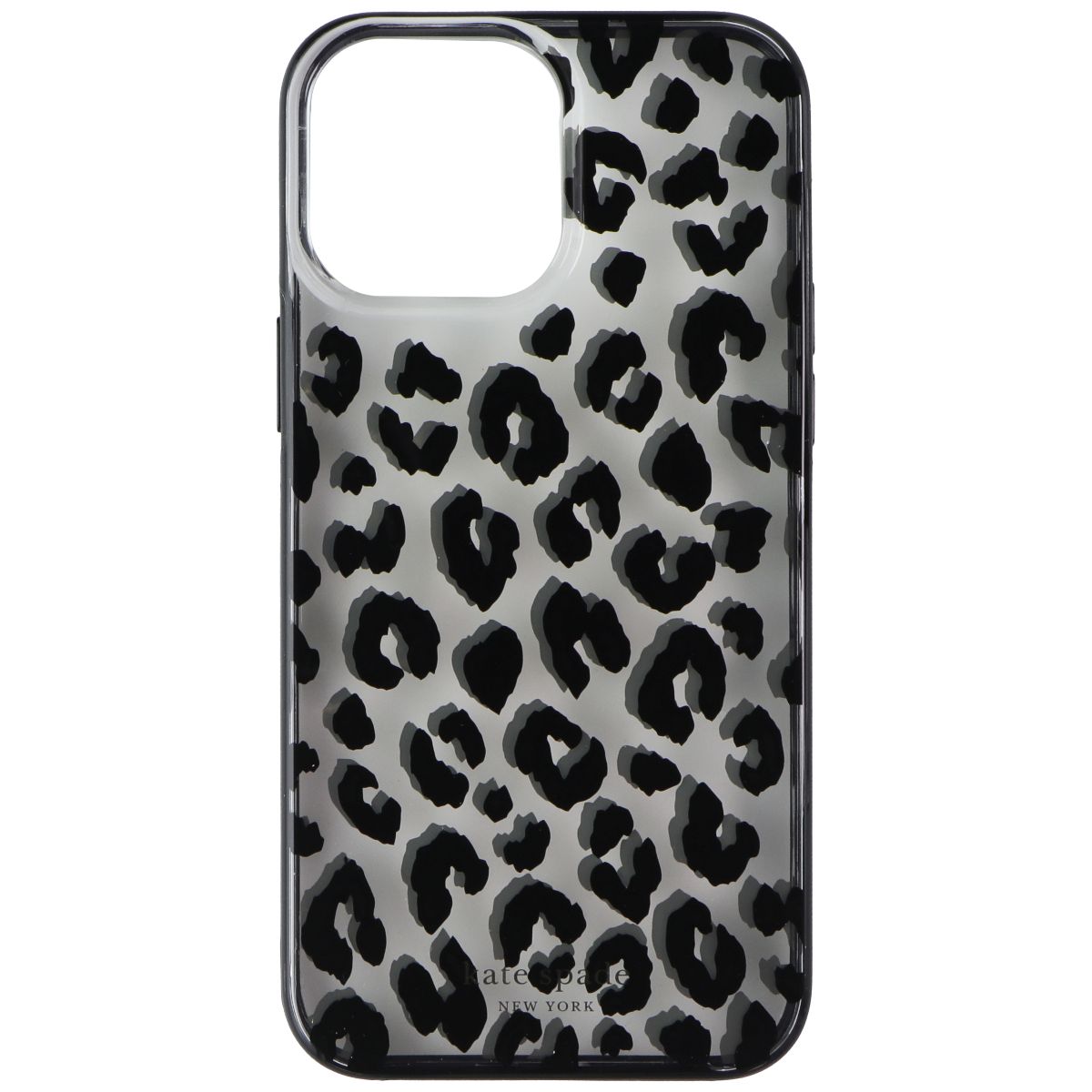 Kate Spade Protective Hardshell Case for iPhone 13 Pro Max - City Leopard Black Cell Phone - Cases, Covers & Skins Kate Spade - Simple Cell Bulk Wholesale Pricing - USA Seller