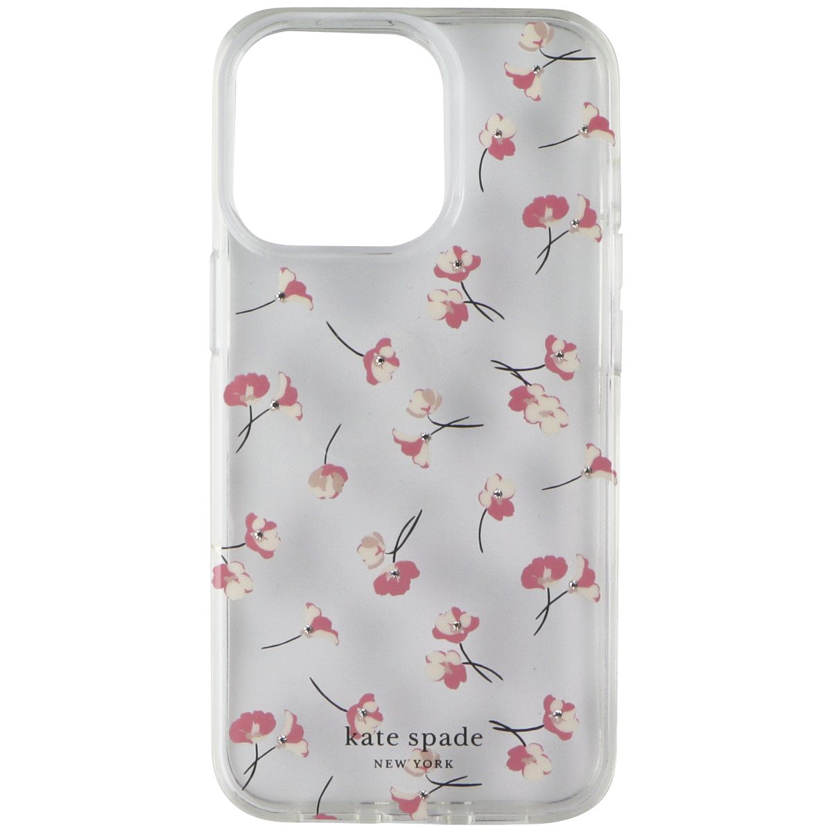 Kate Spade Protective Hardshell Case for iPhone 13 Pro - Falling Poppies Blush Cell Phone - Cases, Covers & Skins Kate Spade New York - Simple Cell Bulk Wholesale Pricing - USA Seller