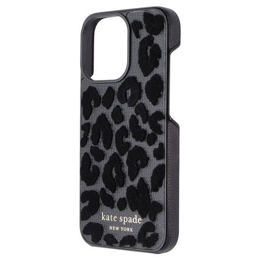 Kate Spade New York Wrap Case for iPhone 13 Pro - Leopard Flocked Cell Phone - Cases, Covers & Skins Kate Spade New York - Simple Cell Bulk Wholesale Pricing - USA Seller