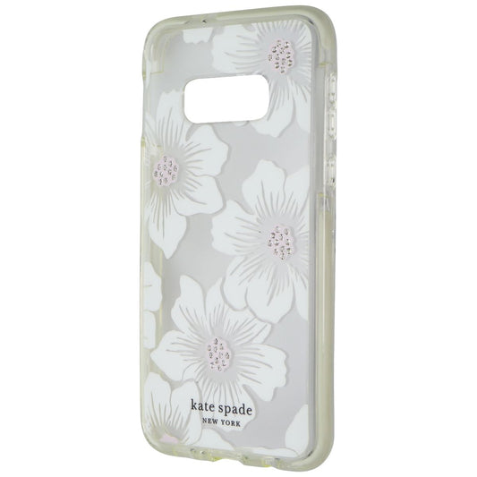 Kate Spade Defensive Hard Case for Galaxy S10e - Hollyhock Floral / Clear Cream Cell Phone - Cases, Covers & Skins Kate Spade    - Simple Cell Bulk Wholesale Pricing - USA Seller