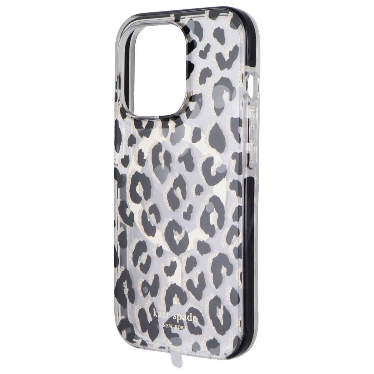 Kate Spade Tough Protective Case for MagSafe for iPhone 15 Pro - Leopard Glitter Cell Phone - Cases, Covers & Skins Kate Spade New York - Simple Cell Bulk Wholesale Pricing - USA Seller