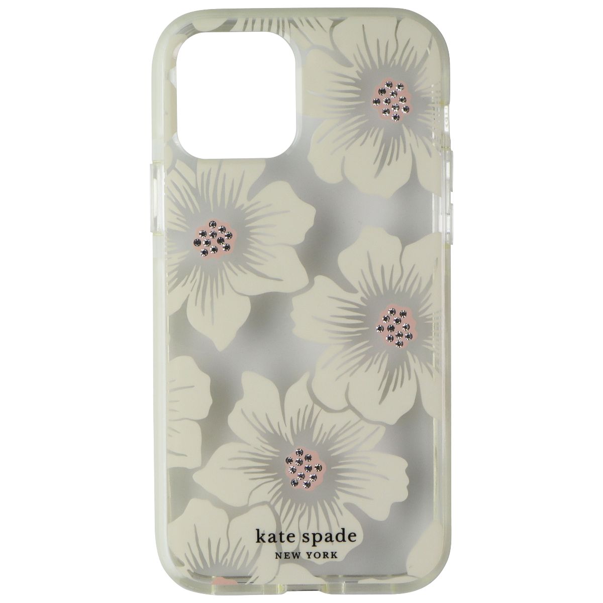 Kate Spade Protective Hardshell Case for Apple iPhone 12 / 12 Pro Hollyhock Cell Phone - Cases, Covers & Skins Kate Spade    - Simple Cell Bulk Wholesale Pricing - USA Seller