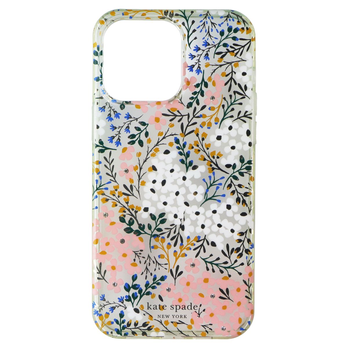 Kate Spade Case for Apple iPhone 13 Pro Max - Multi Floral Rose & Pacific Green Cell Phone - Cases, Covers & Skins Kate Spade - Simple Cell Bulk Wholesale Pricing - USA Seller