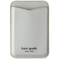 Kate Spade New York Magnetic Wallet/Card Holder for MagSafe - White Glitter Cell Phone - Mounts & Holders Kate Spade - Simple Cell Bulk Wholesale Pricing - USA Seller
