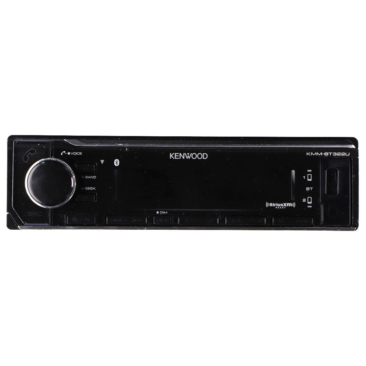 Kenwood Digital Media Receiver with Bluetooth Technology (KMM-BT322U) FACE ONLY Car - Other Car Video Kenwood    - Simple Cell Bulk Wholesale Pricing - USA Seller
