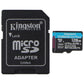 Kingston 128GB Canvas Go! Plus microSDXC w/Adapter - A2 C10 U3 V30 (100MB/s) Digital Camera - Memory Cards Kingston - Simple Cell Bulk Wholesale Pricing - USA Seller