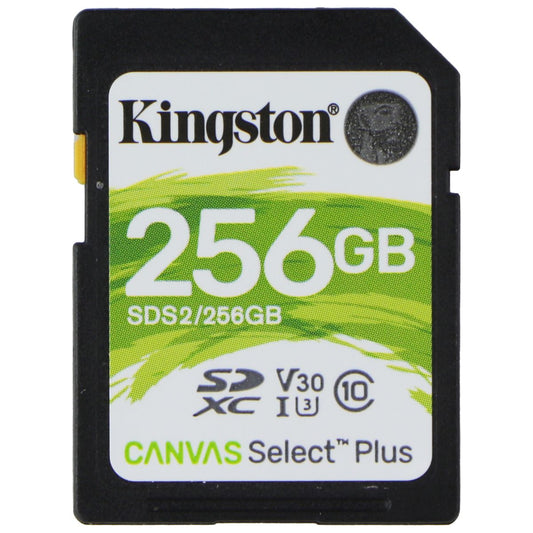 Kingston 256GB Canvas Select Plus SDXC Card - Class 10 UHS-I U3 V30 (100MB/s) Digital Camera - Memory Cards Kingston - Simple Cell Bulk Wholesale Pricing - USA Seller
