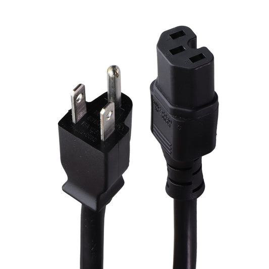 King-Cord (KC-003H / KC-001) 15A/125V Grounded Power Cable Cord - Black E318430 Computer Parts - Power Supplies King-Cord    - Simple Cell Bulk Wholesale Pricing - USA Seller