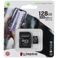 Kingston 128GB Canvas Select Plus microSDXC Card (100MB/s) with Adapter Cell Phone - Memory Cards Kingston - Simple Cell Bulk Wholesale Pricing - USA Seller