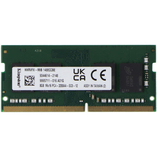 Kingston (8GB) DDR4 1Rx16 (PC4-3200AA) Laptop RAM Memory KKRVFX-MIB Computer Parts - Memory (RAM) Kingston    - Simple Cell Bulk Wholesale Pricing - USA Seller