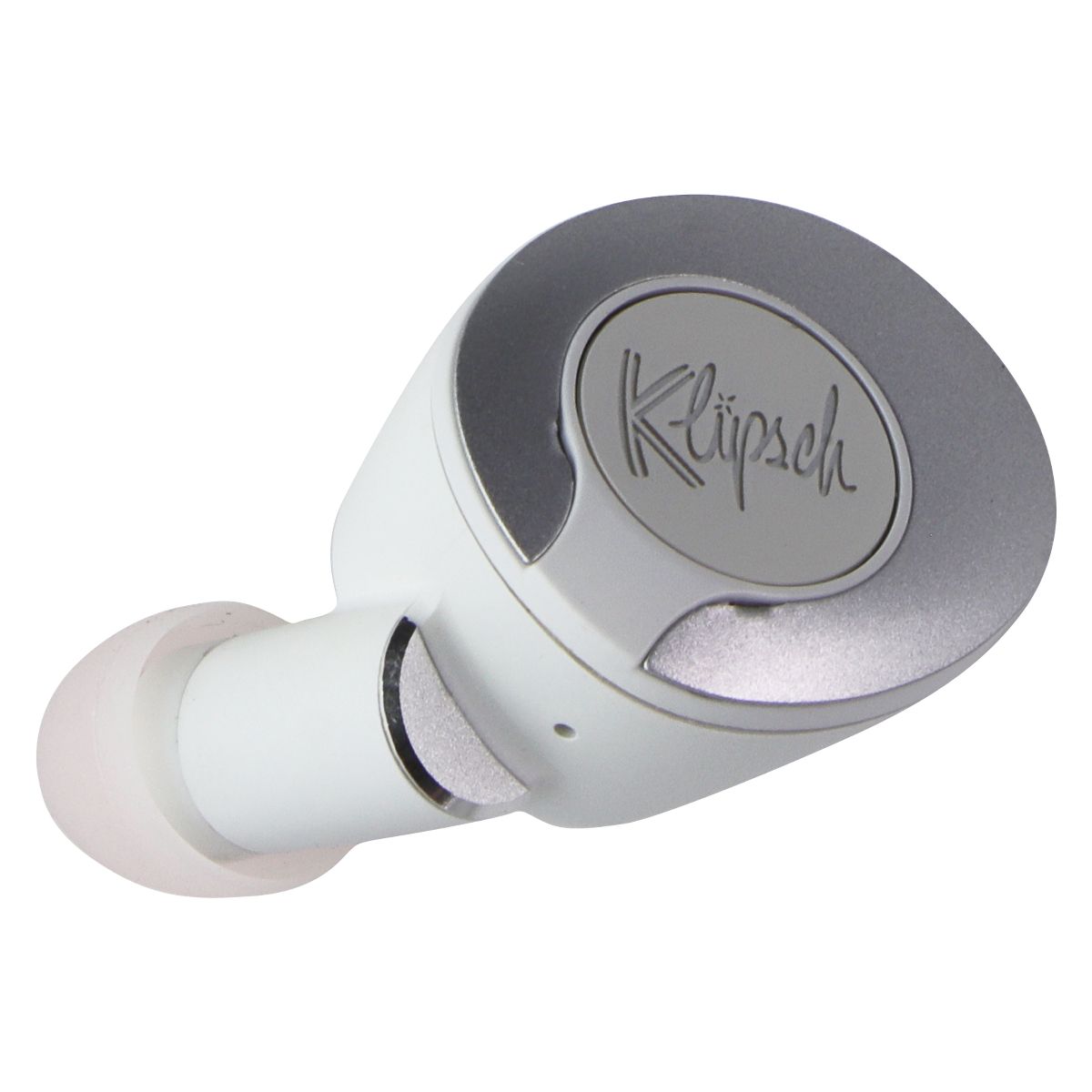 Klipsch T5 II True Wireless Replacement Left Earbud w/Ear Gel - Silver Portable Audio & Headphones - Replacement Parts & Tools Klipsch - Simple Cell Bulk Wholesale Pricing - USA Seller