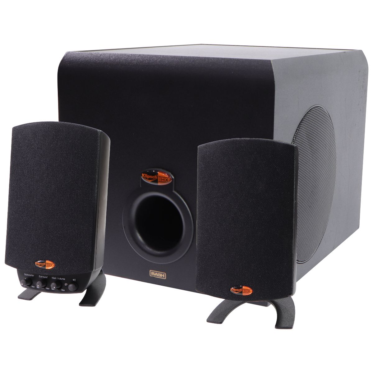 Klipsch ProMedia 4.1 Bluetooth Speaker System with Subwoofer - (2 Speakers ONLY) Home Multimedia - Home Speakers & Subwoofers Klipsch    - Simple Cell Bulk Wholesale Pricing - USA Seller