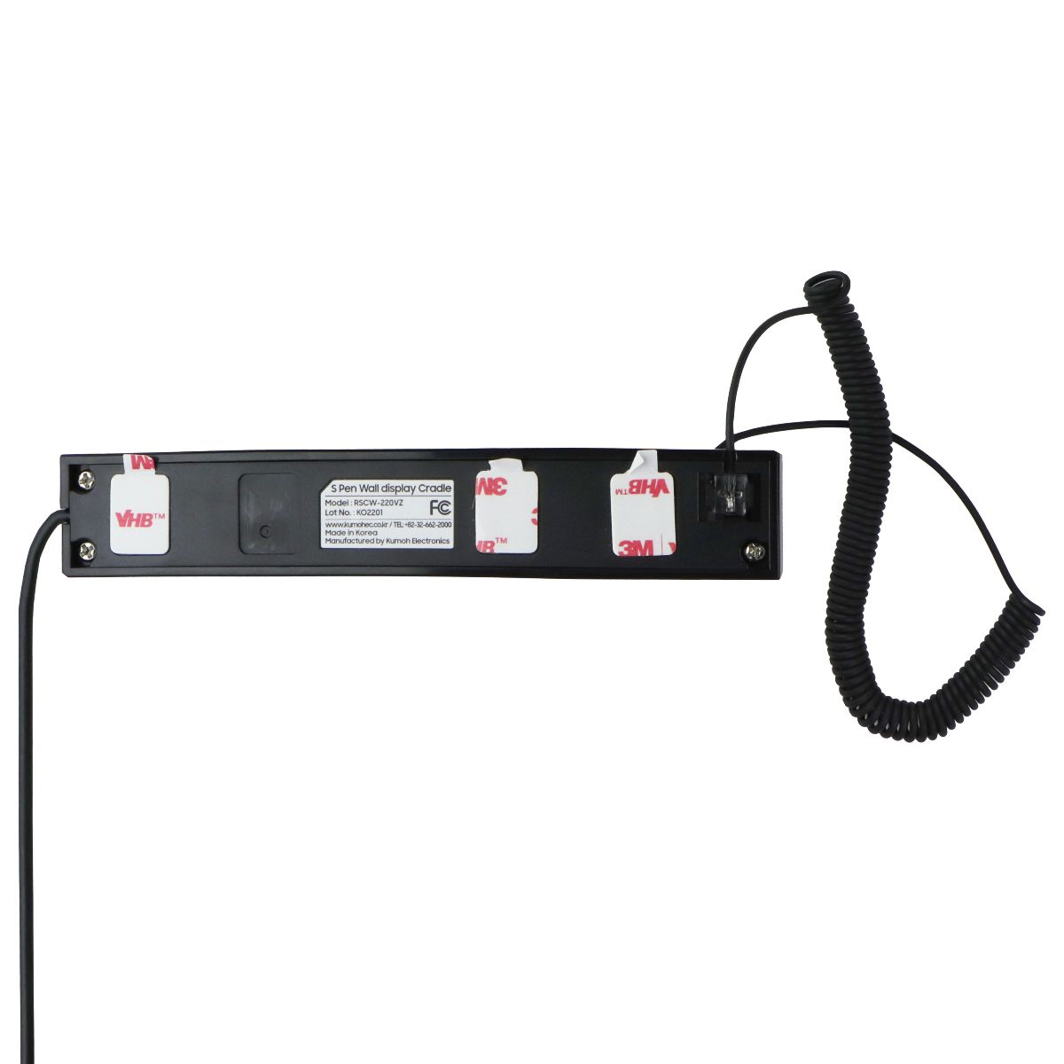 Kumoh S Pen Wall Display Cradle - Black / Gray Stylus (RSCW-220VZ) Cell Phone - Other Accessories Kumoh - Simple Cell Bulk Wholesale Pricing - USA Seller