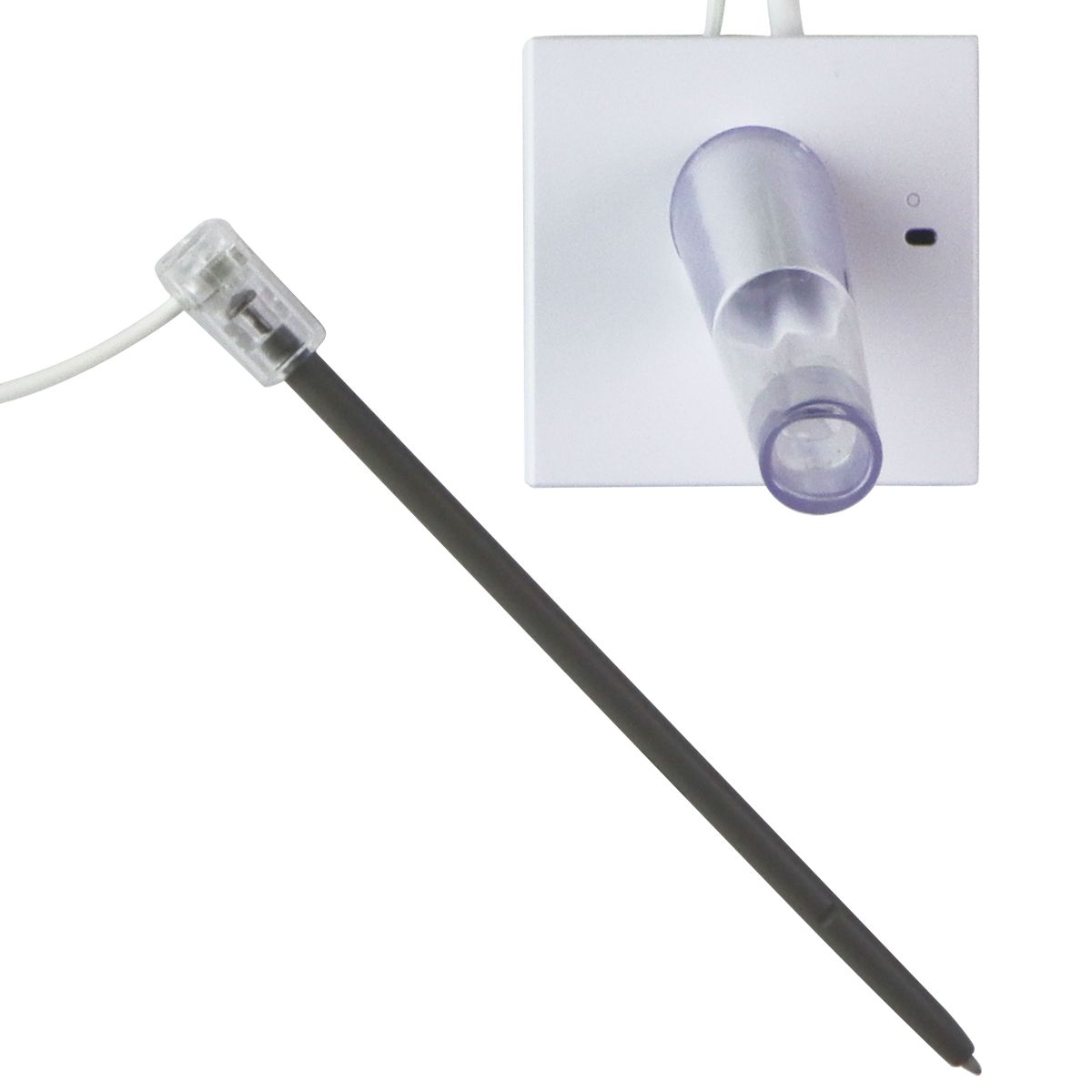 Kumoh E3 Operator S Pen Cradle (Small) with Pen and Built-in USB-A Cable - White Cell Phone - Other Accessories Kumoh Electronics - Simple Cell Bulk Wholesale Pricing - USA Seller