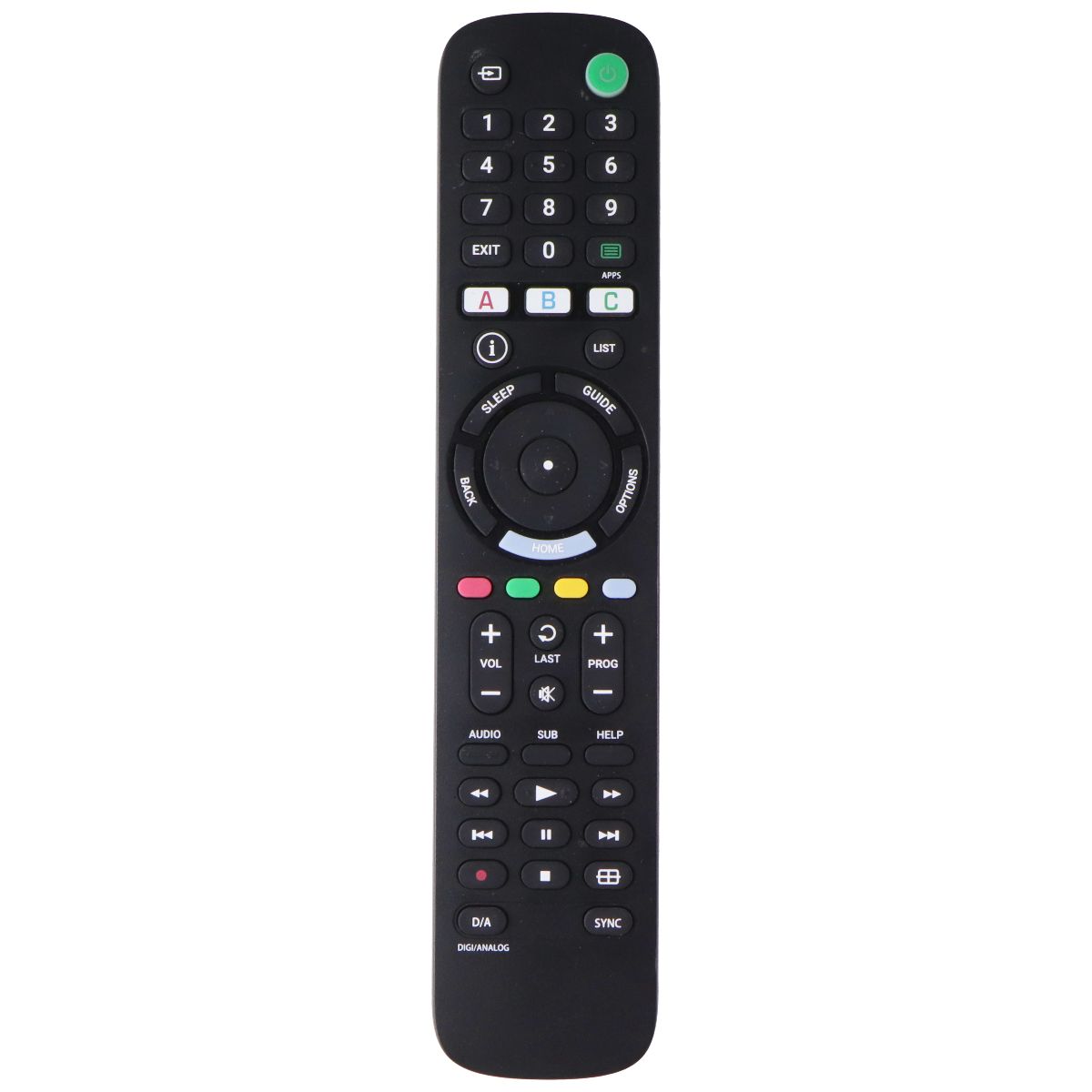 Insignia Remote Control (NS-RMTSNY21) for Select Insignia TVs - Black TV, Video & Audio Accessories - Remote Controls Insignia - Simple Cell Bulk Wholesale Pricing - USA Seller
