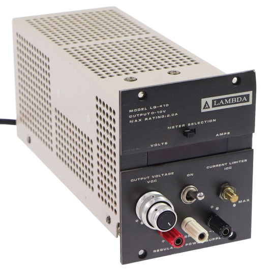 Lambda LQ-410 Regulated Power Supply with Meter Selection (10 Volt/2 Amp) Power Management - Power Distribution Units Lambda - Simple Cell Bulk Wholesale Pricing - USA Seller