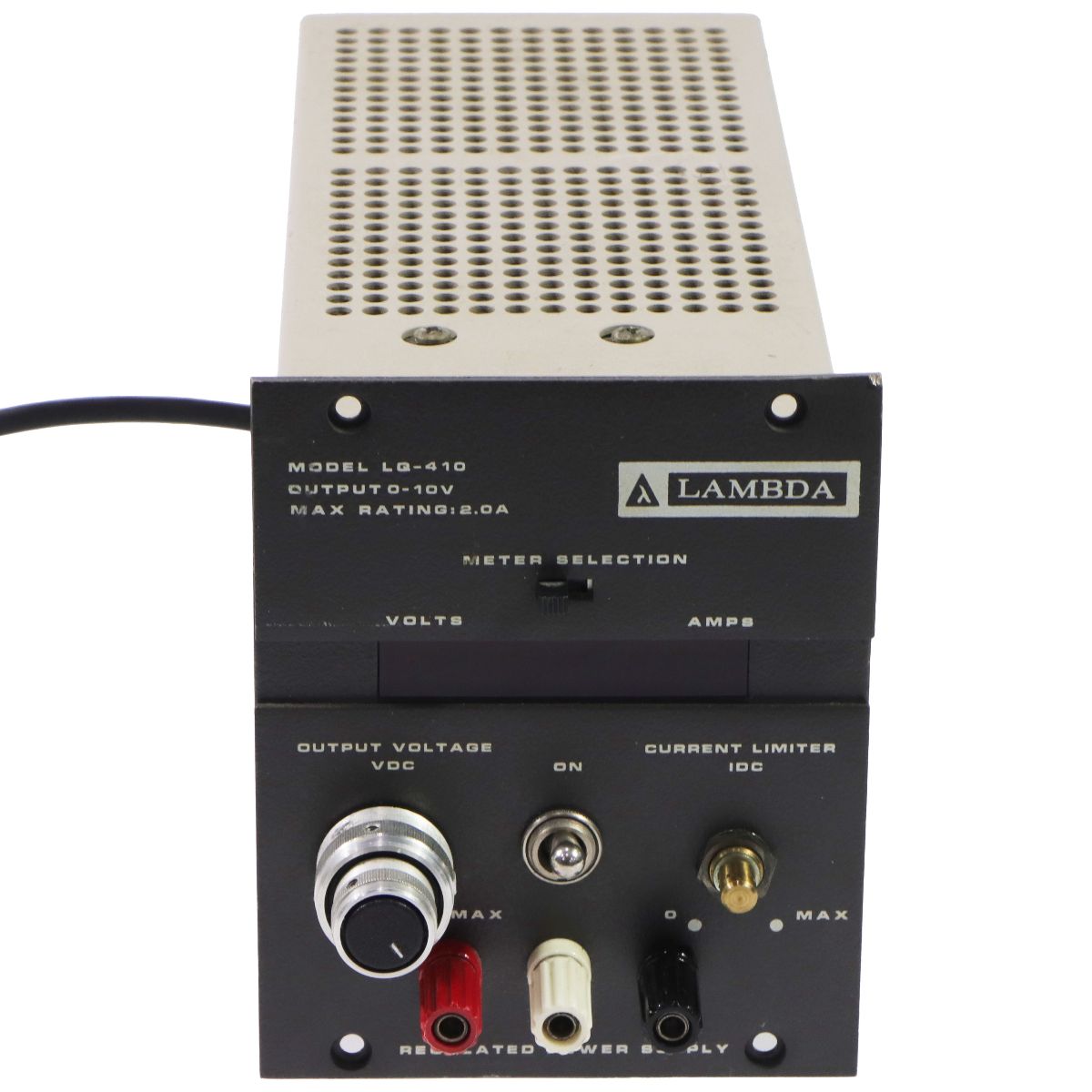Lambda LQ-410 Regulated Power Supply with Meter Selection (10 Volt/2 Amp) Power Management - Power Distribution Units Lambda - Simple Cell Bulk Wholesale Pricing - USA Seller