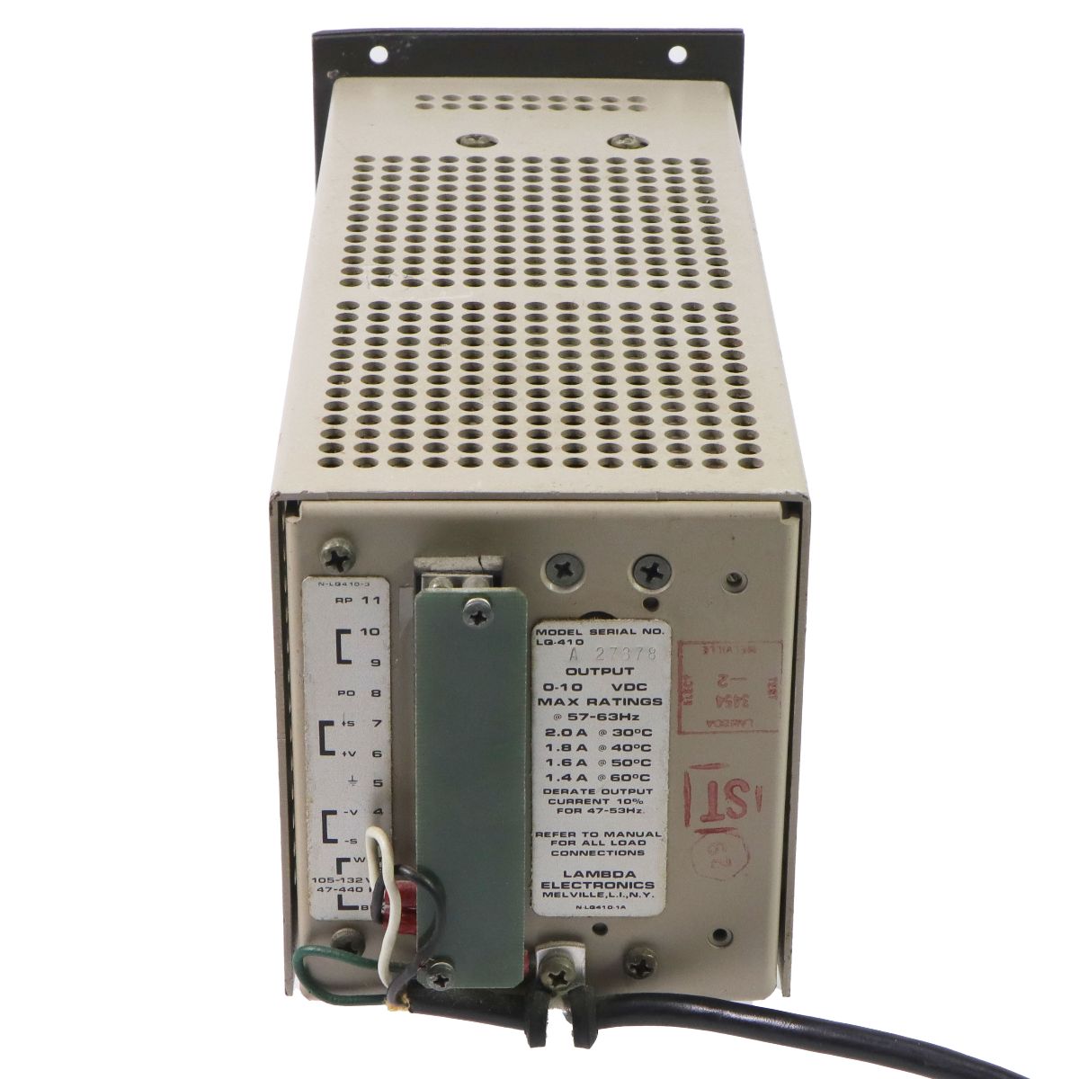 Lambda LQ-410 Regulated Power Supply with Meter Selection (10 Volt/2 Amp) Power Management - Power Distribution Units Lambda - Simple Cell Bulk Wholesale Pricing - USA Seller