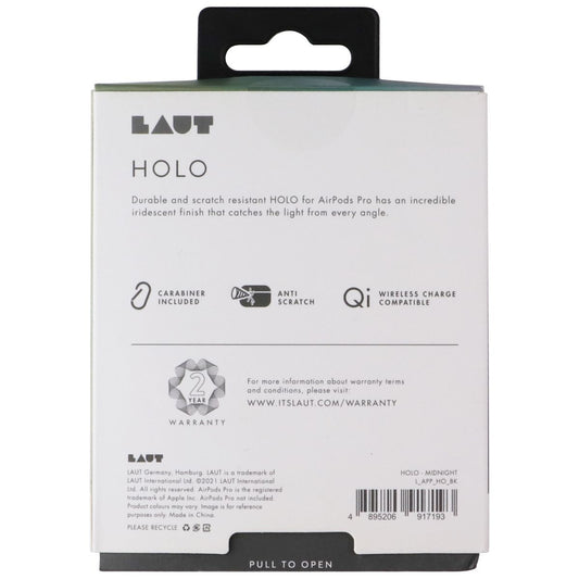 LAUT Holo Series Case for Apple AirPods Pro (1st Generation) - Midnight Parts & Accessories - Headsets Laut - Simple Cell Bulk Wholesale Pricing - USA Seller