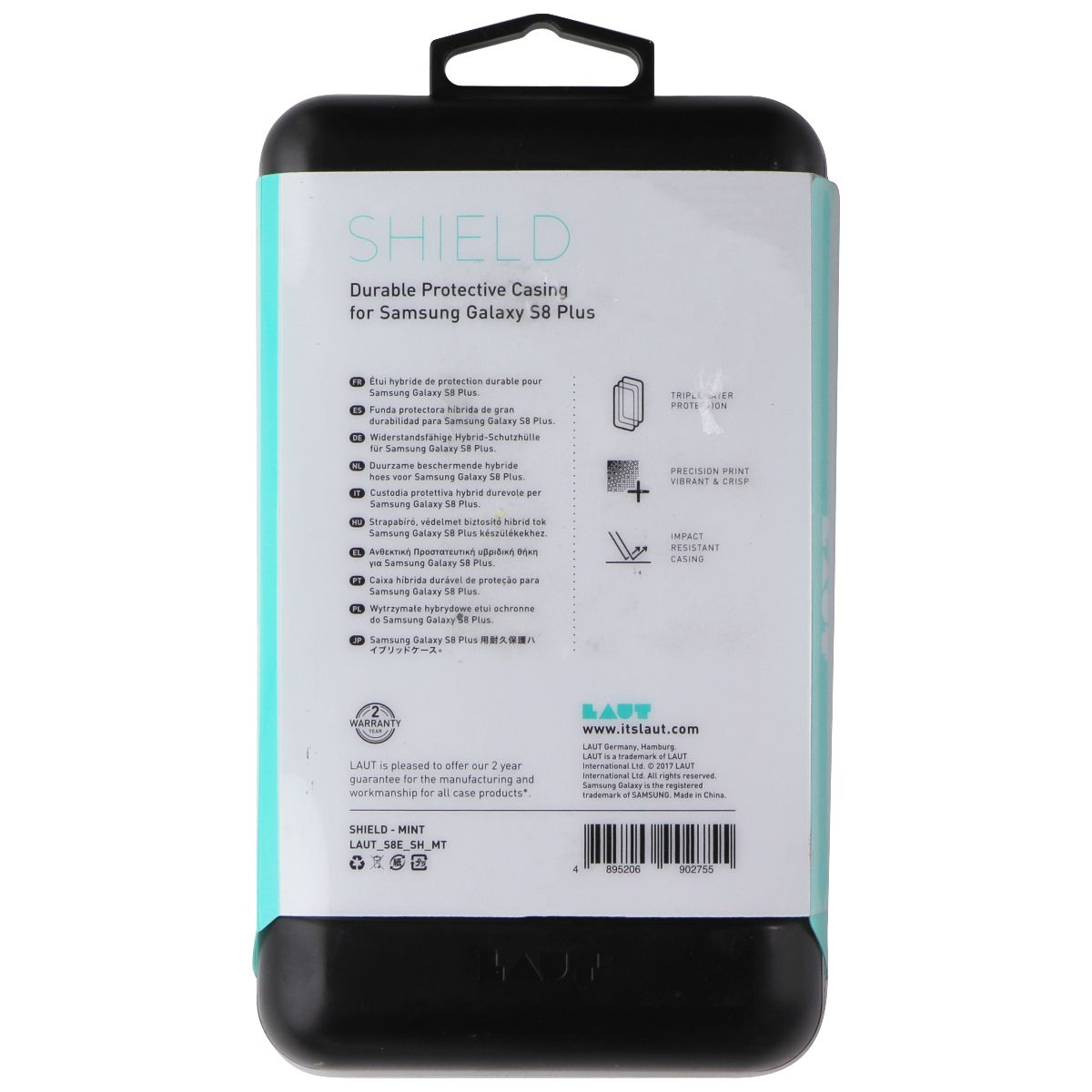 Laut Shield Series Case for Samsung Galaxy S8+ (Plus) - Mint Cell Phone - Cases, Covers & Skins Laut - Simple Cell Bulk Wholesale Pricing - USA Seller