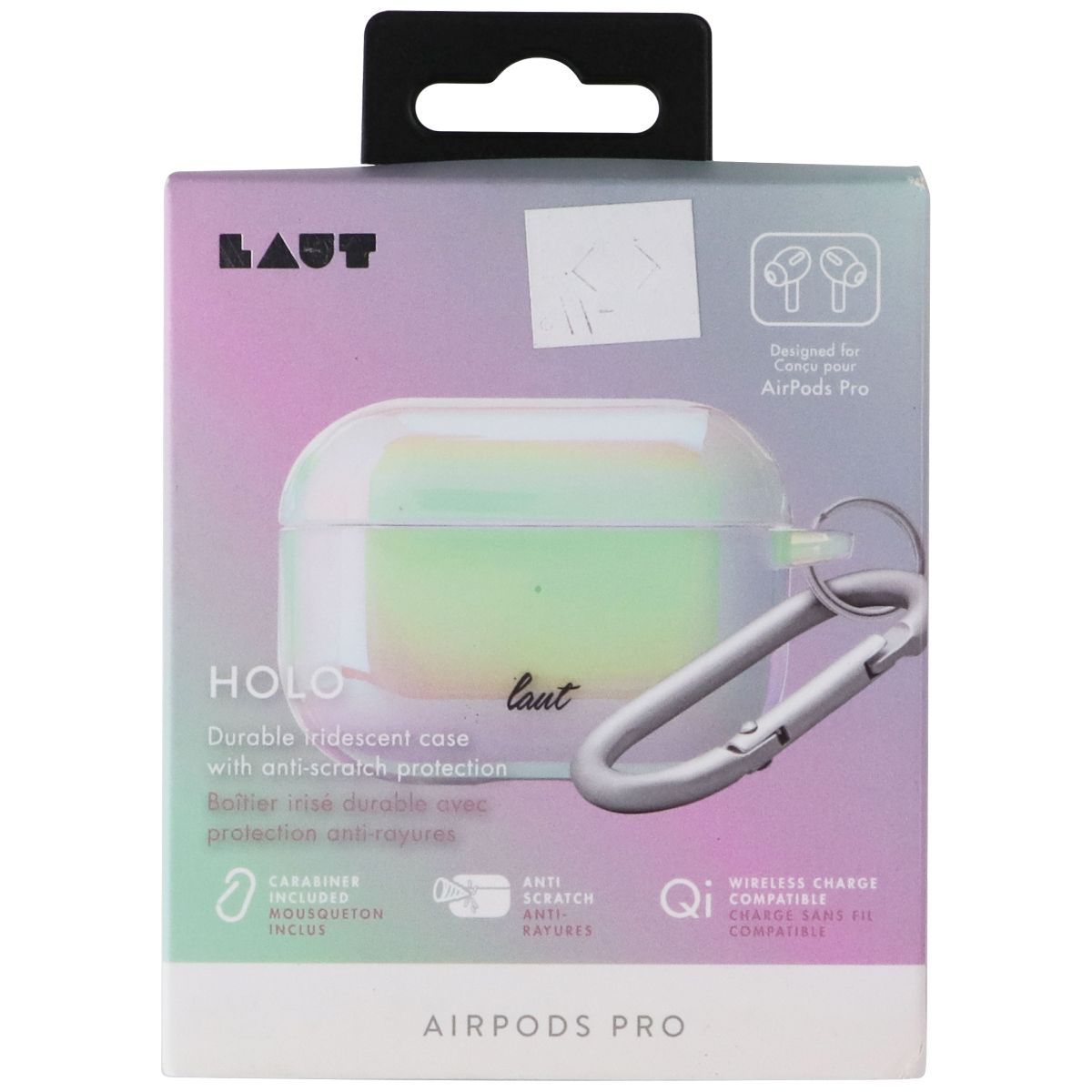 LAUT Holo Series Case for Apple AirPods Pro (1st Generation) - Pearl