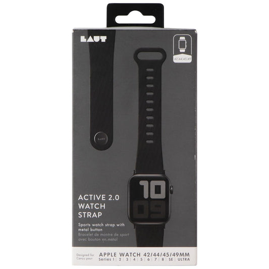 LAUT - Active 2.0 Watch Strap for apple Watch 42/44/45/49 All Series - Black Smart Watch Accessories - Watch Bands Laut    - Simple Cell Bulk Wholesale Pricing - USA Seller