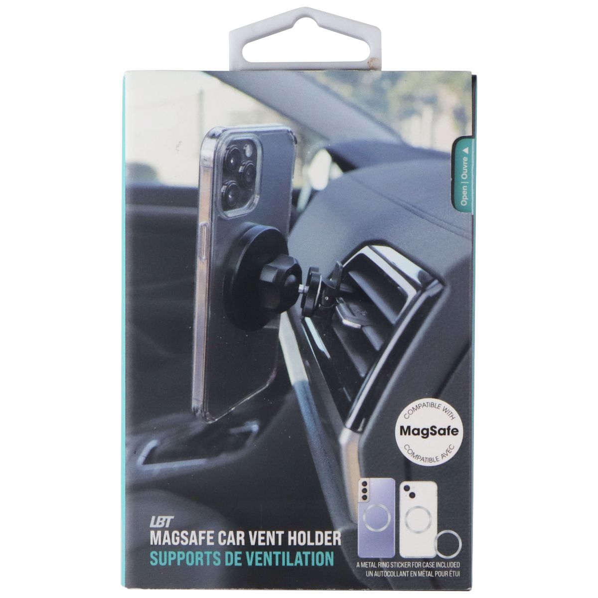 LBT MagSafe Car Vent Holder - Black