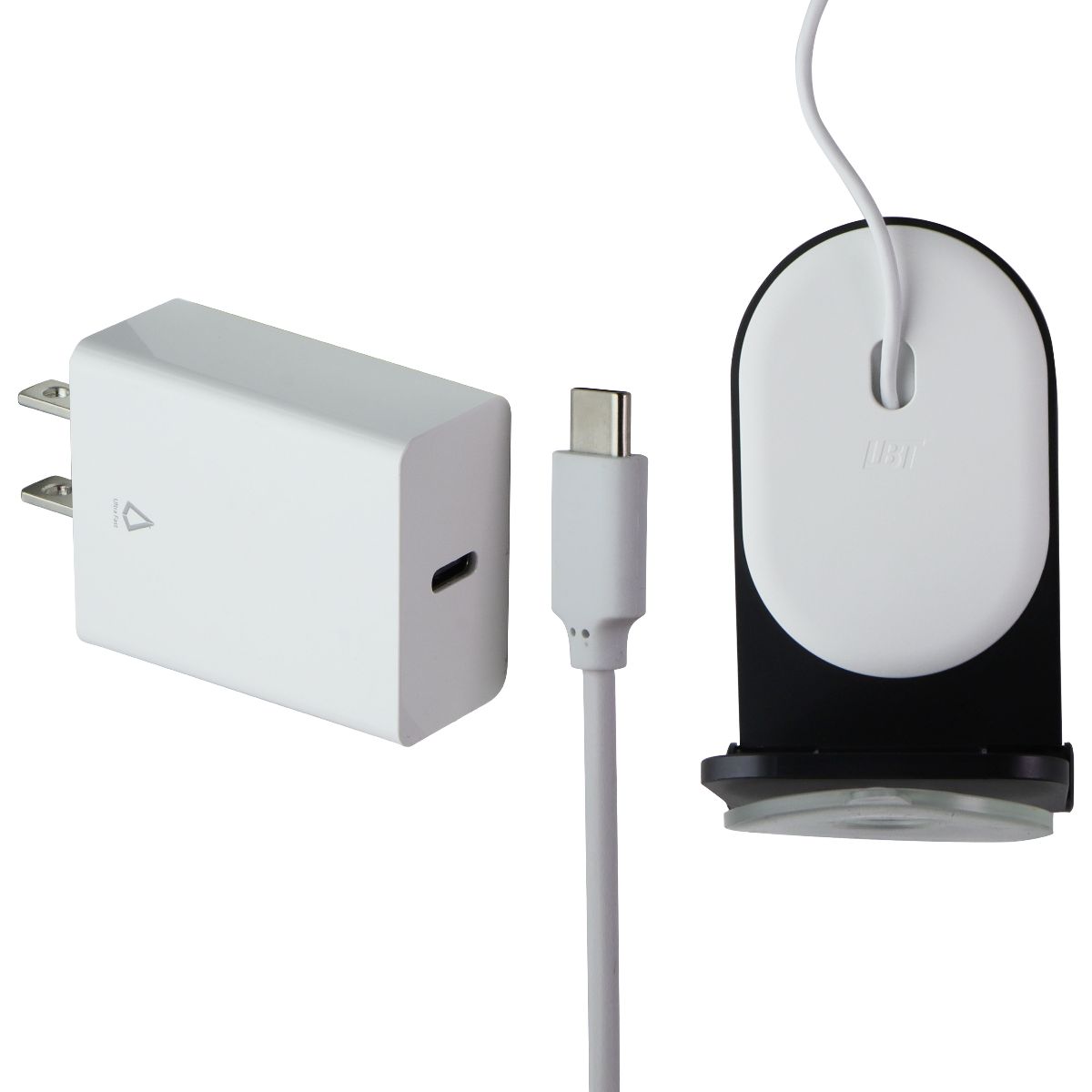 LBT Mag Stream (15W) MagSafe Desktop Stand with (20W) PD Wall Charger - Black Cell Phone - Chargers & Cradles LBT - Simple Cell Bulk Wholesale Pricing - USA Seller