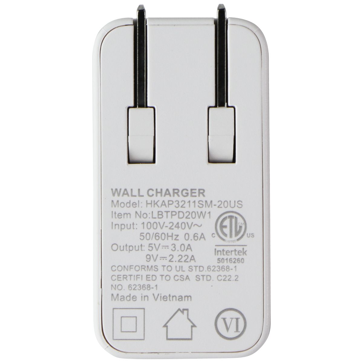 LBT (20-Watt) Ultra Fast PD Wall Charger & 5-Ft USB-C to USB-C Cable Cell Phone - Cables & Adapters LBT    - Simple Cell Bulk Wholesale Pricing - USA Seller