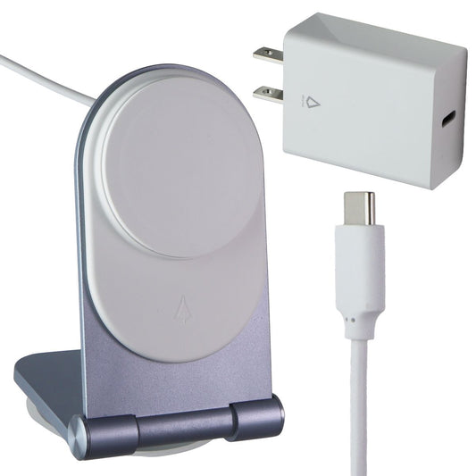 LBT Mag Stream (15W) MagSafe Desktop Stand w/(20W) PD Wall Charger - Sierra Blue Cell Phone - Chargers & Cradles LBT    - Simple Cell Bulk Wholesale Pricing - USA Seller