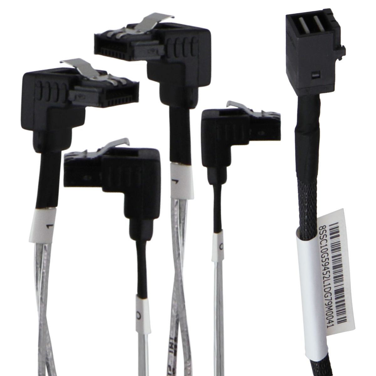 Lenovo Mini SAS HD (8643) to 4 SATA Cable (00HV335) for TS150 Computer - Black Computer/Network - Other Cables Lenovo    - Simple Cell Bulk Wholesale Pricing - USA Seller