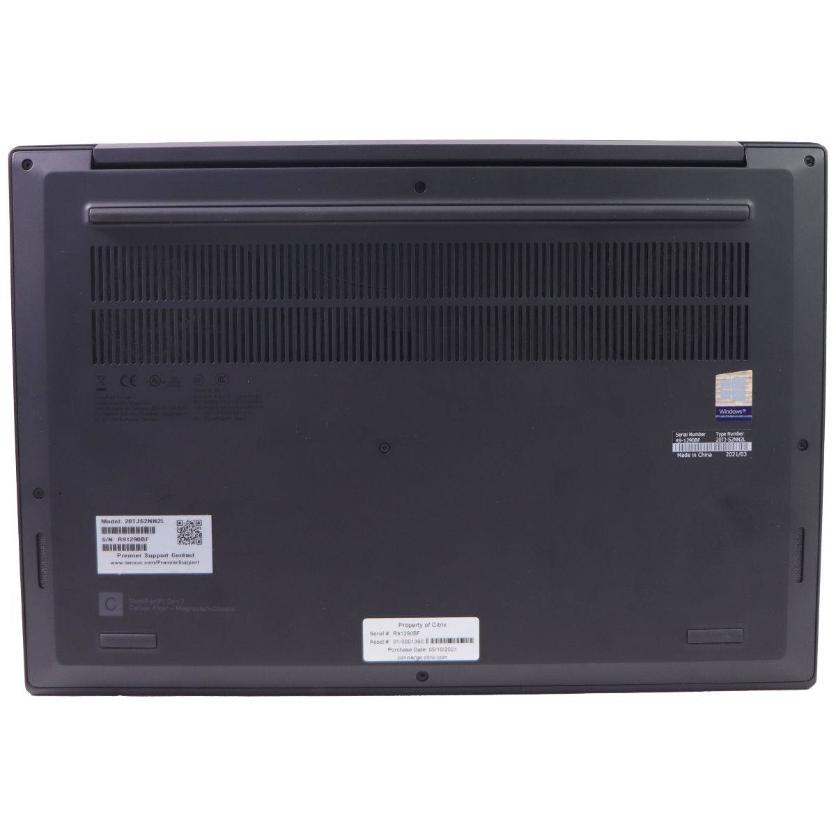Lenovo ThinkPad P1 Gen 3 (15.6-inch)Laptop i7-10850H 1TB/32GB Win 11 Pro Laptops - PC Laptops & Netbooks Lenovo - Simple Cell Bulk Wholesale Pricing - USA Seller
