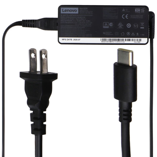 Lenovo (65W) USB-C Charger for ThinkPad Models (ADLX65YLC2D) - Black Computer Accessories - Laptop Power Adapters/Chargers Lenovo - Simple Cell Bulk Wholesale Pricing - USA Seller