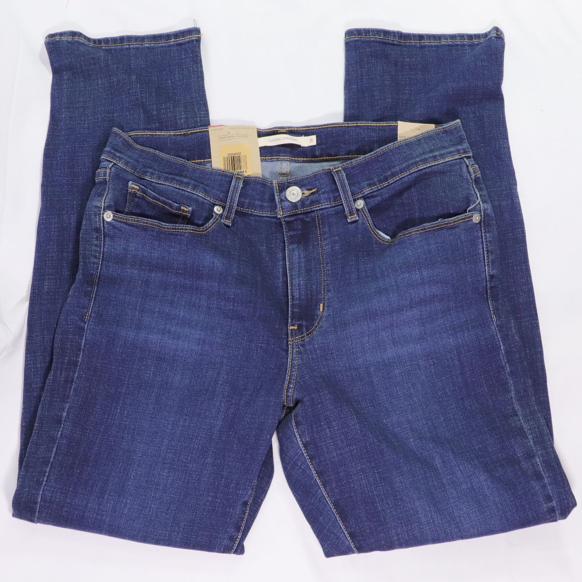 Levi's Womens Classic Straight Jeans (8 Medium, W29, L30) - Lapis Dark Horse Other Sporting Goods Levi's - Simple Cell Bulk Wholesale Pricing - USA Seller