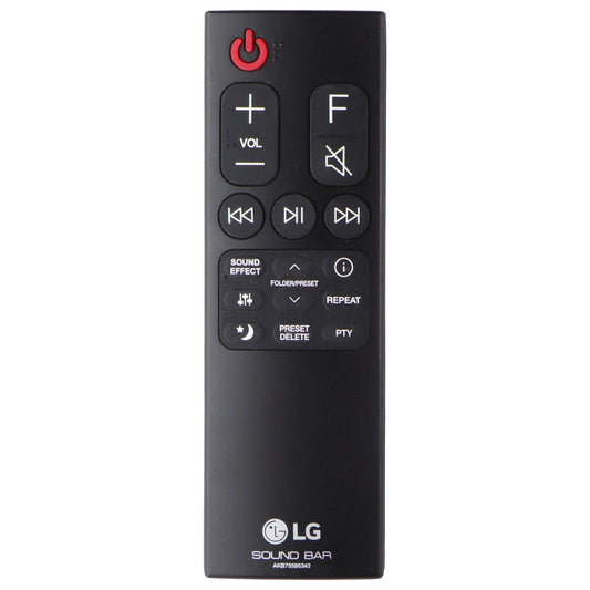LG Remote Control (AKB75595342) for Select LG Sound Bars - Black TV, Video & Audio Accessories - Remote Controls LG - Simple Cell Bulk Wholesale Pricing - USA Seller