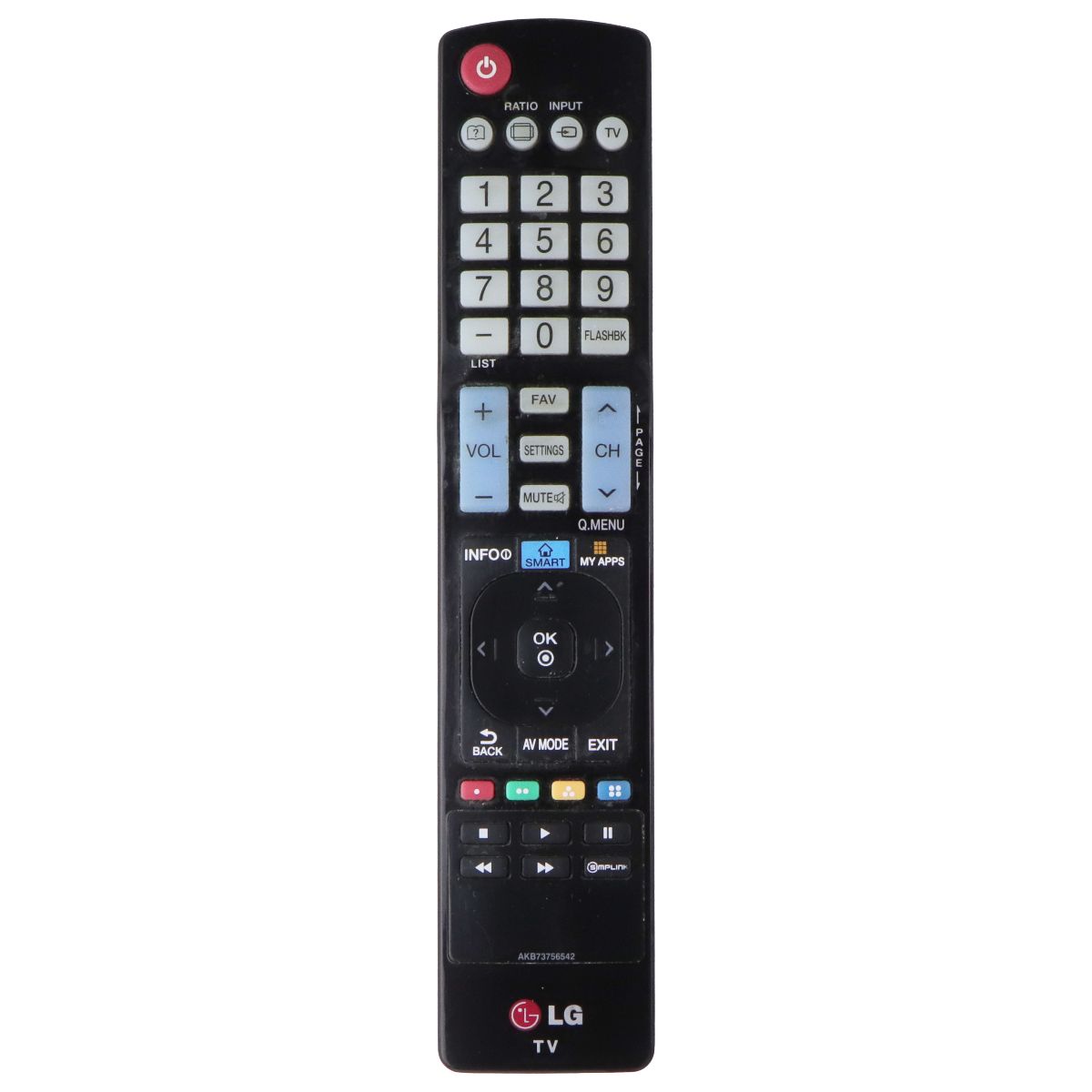 LG Remote Control (AKB73756542) for Select LG TVs - Black TV, Video & Audio Accessories - Remote Controls LG - Simple Cell Bulk Wholesale Pricing - USA Seller