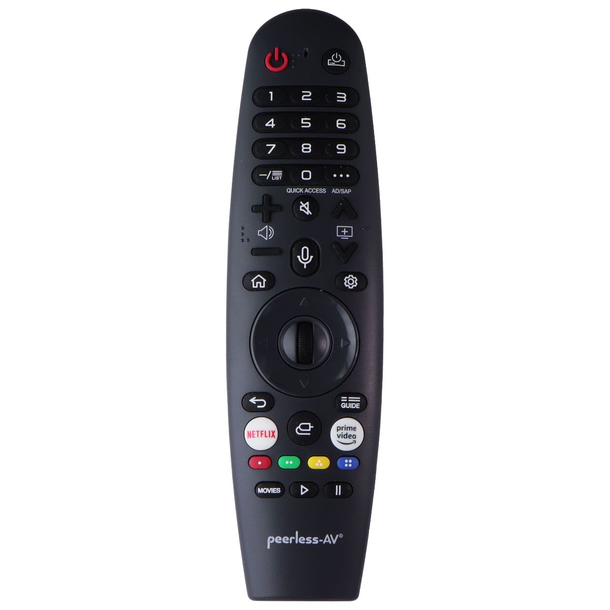 LG Peerless-AV Remote Control (MR20GA) for Select Peerless TVs - Gray TV, Video & Audio Accessories - Remote Controls LG - Simple Cell Bulk Wholesale Pricing - USA Seller