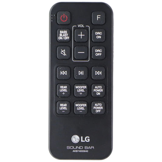 LG Sound Bar Remote Control AKB74935640 - Black TV, Video & Audio Accessories - Remote Controls LG - Simple Cell Bulk Wholesale Pricing - USA Seller