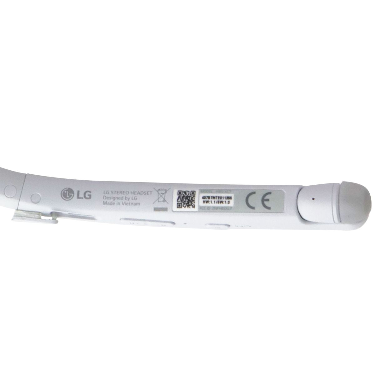 LG Tone Flex Hi-Fi Premium Wireless In-Ear Headphones - White (HBS-XL7) Cell Phone - Headsets LG - Simple Cell Bulk Wholesale Pricing - USA Seller