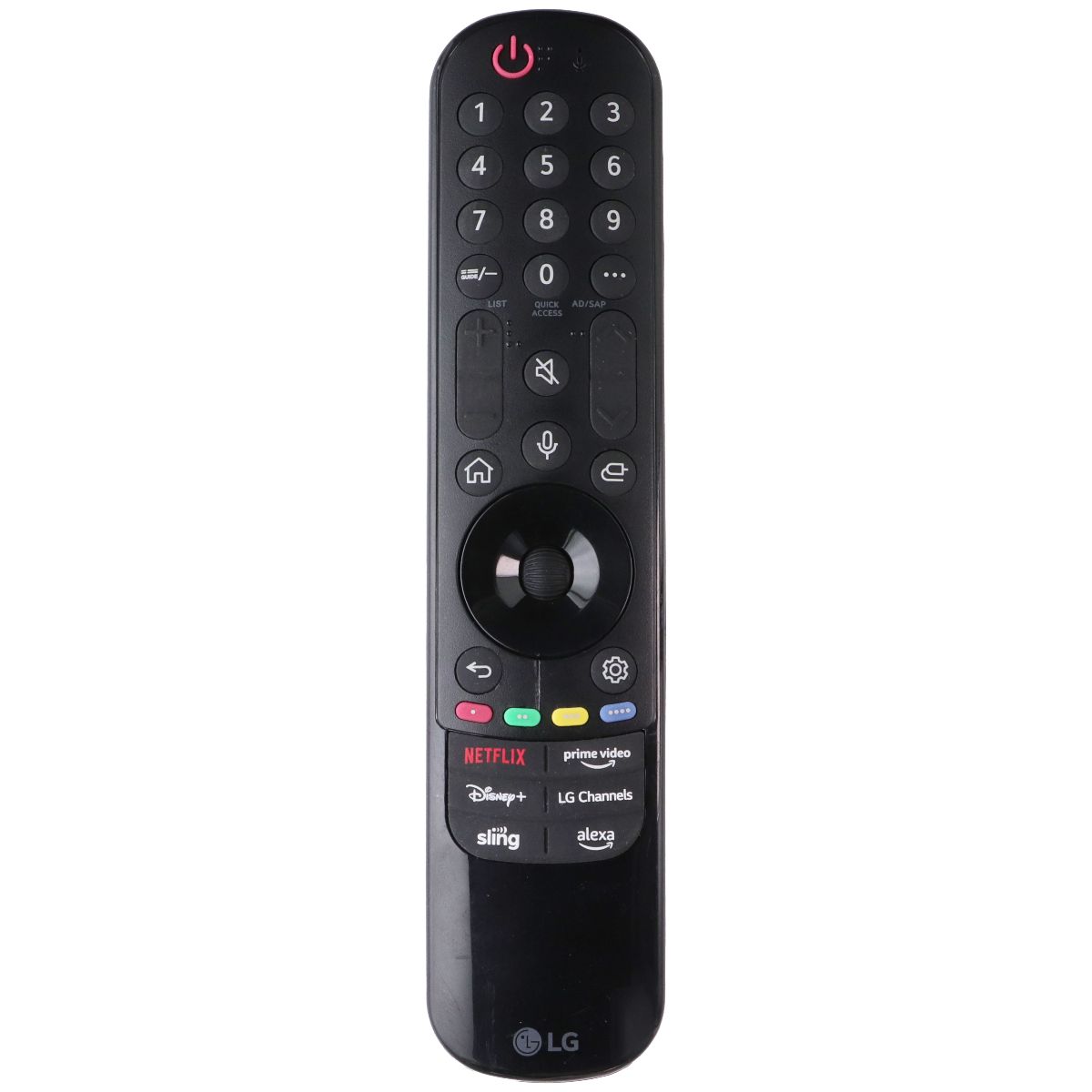 LG MR23GA Voice Control TV Remote (AKB76043102) with Hotkeys - Black TV, Video & Audio Accessories - Remote Controls LG - Simple Cell Bulk Wholesale Pricing - USA Seller
