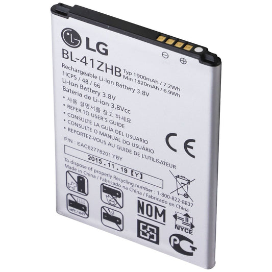 OEM LG Replacement Battery BL-41ZHB (1900mAh) 3.8V Cell Phone - Batteries LG - Simple Cell Bulk Wholesale Pricing - USA Seller