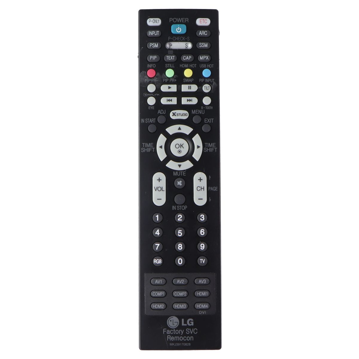 LG Remote - Black (MKJ39170828) TV, Video & Audio Accessories - Remote Controls LG - Simple Cell Bulk Wholesale Pricing - USA Seller