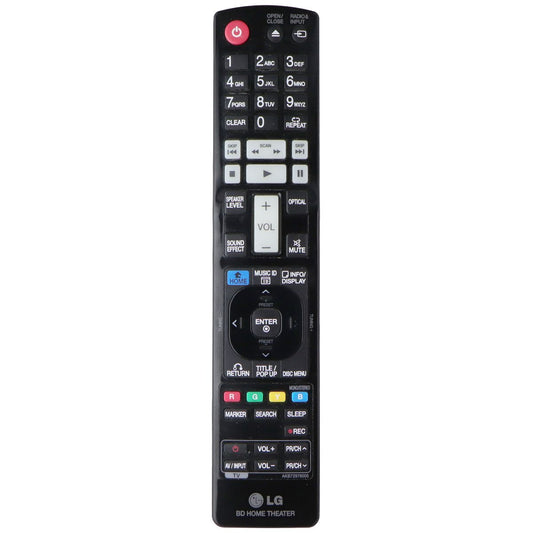 LG (AKB72976005) BD Home Theater Remote Control - Black TV, Video & Audio Accessories - Remote Controls LG - Simple Cell Bulk Wholesale Pricing - USA Seller