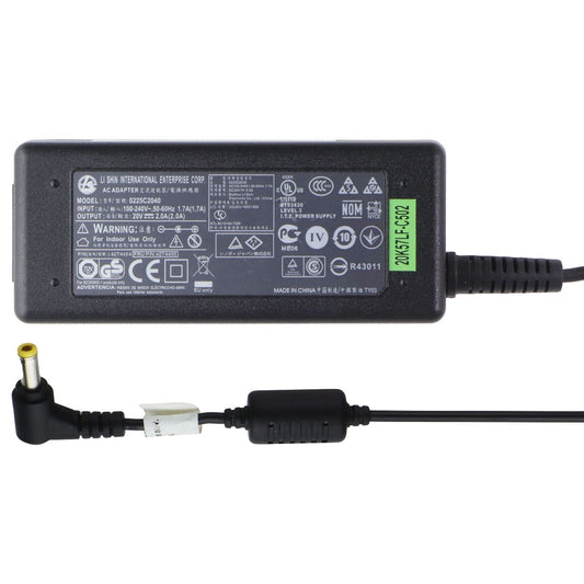 LI SHIN (20V/2.0A) AC Adapter Power Supply - Black (0225C2040) Multipurpose Batteries & Power - Multipurpose AC to DC Adapters LI SHIN - Simple Cell Bulk Wholesale Pricing - USA Seller