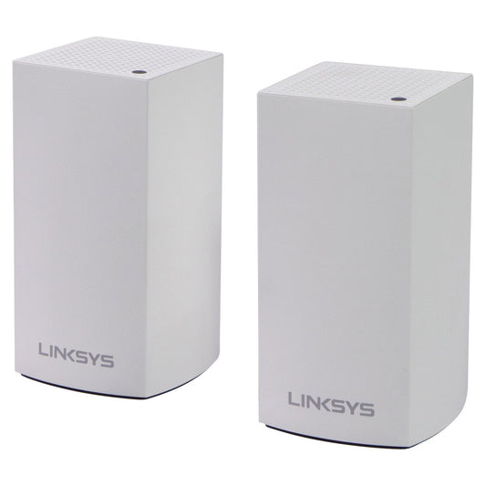 Linksys Velop Mesh Home (AC1300) WiFi System - 20+ Devices (WHW0102) - 2 Pack Networking - Wireless Wi-Fi Routers Linksys - Simple Cell Bulk Wholesale Pricing - USA Seller