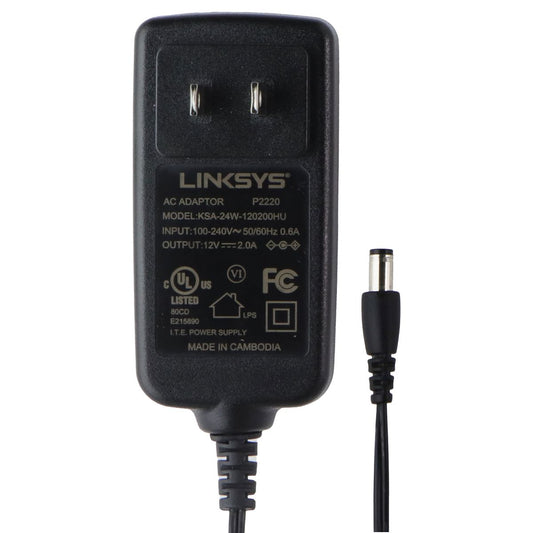 Linksys 12V/2A AC Adapter (KSA-24W-120200HU) - Black Multipurpose Batteries & Power - Multipurpose AC to DC Adapters Linksys - Simple Cell Bulk Wholesale Pricing - USA Seller