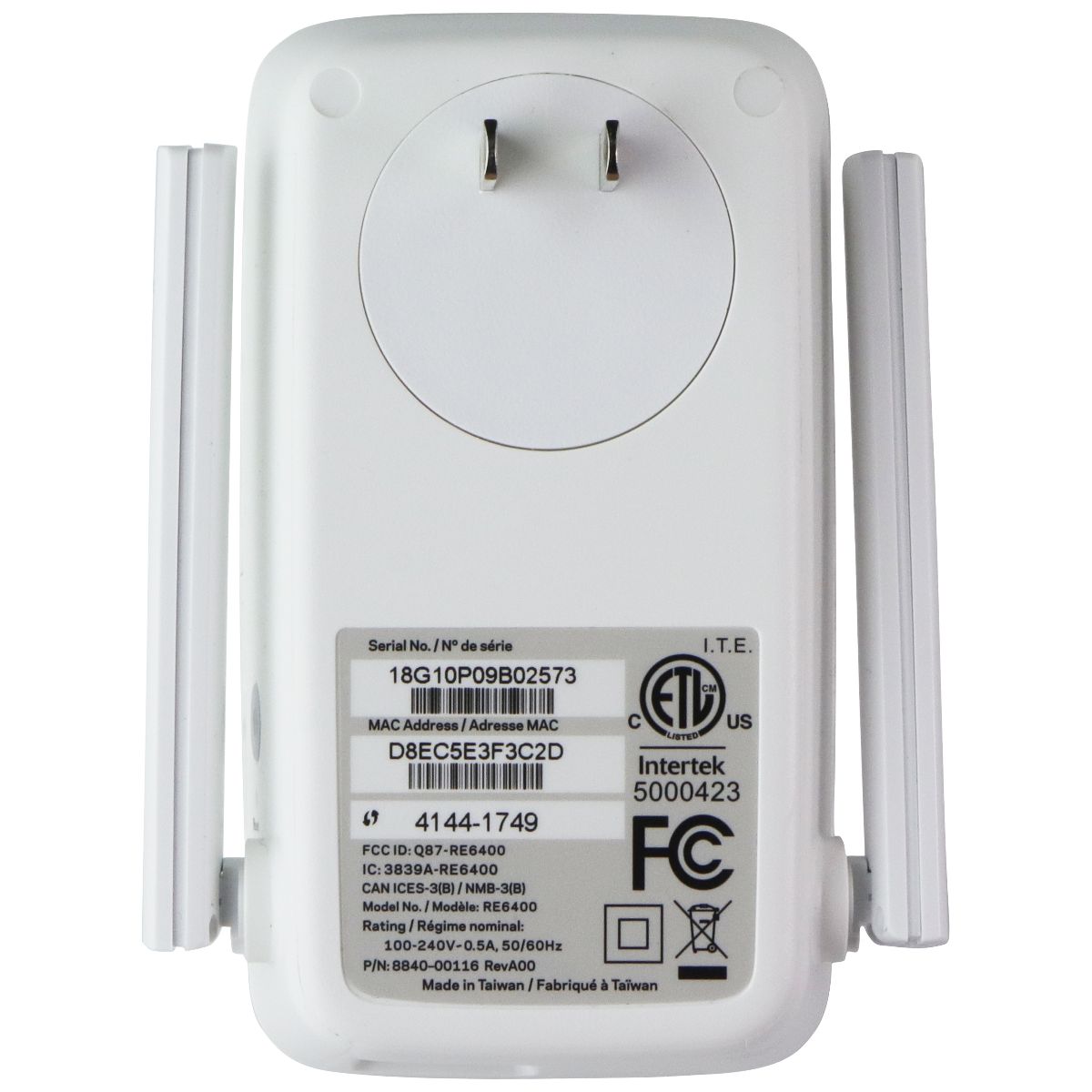 Linksys AC1200 Boost EX Dual-Band Wi-Fi Range Extender - White (RE6400) Networking - Boosters, Extenders & Antennas Linksys - Simple Cell Bulk Wholesale Pricing - USA Seller